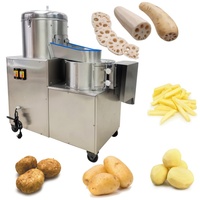 Haute efficacité 	 Machine à laver, peler et couper les pommes de terre Peladora De Papas 	 Trancheuse à pommes de terre électrique 	 Hacheur de légumes commercial