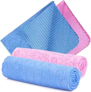 Bath Towel Serviette Imprimer Sports Small Print Pet Salon Bath Towel Pva Cloth Head 3D Car Cleaning Cloth Synthetic Suede