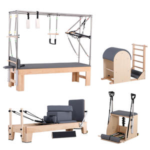 Ensemble de cinq échelles de Pilates en érable durables pour les studios de <span class=keywords><strong>yoga</strong></span> commerciaux, équipement d'entraînement d'étirement, <span class=keywords><strong>posture</strong></span> féminine - Product Image 4