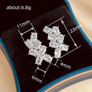 Eleganti Orecchini a Perno Ovali per Donne, Accessori per Orecchie Semplici e alla Moda per Uso Quotidiano, Outfit Casual e Regalo - Product Image 3
