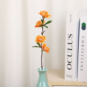 Arrangement floral artificiel Yiwu Datuo, fleur à tige unique avec feuilles, matériaux d'imitation de haute qualité pour la décoration intérieure - Product Image 4