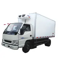 जेएमसी 4x2 2ton मिनी फ्रिज ट्रक बॉक्स ठंडा वैन परिवहन जमे हुए या ताजा माल फ्रिज ट्रक निर्यात करने के लिए अल्जीरिया