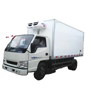 JMC 4X2 2ton Mini Tủ Lạnh Xe Tải Hộp Làm Mát Van Vận Chuyển Hàng Hóa Đông Lạnh Hoặc Tươi Xe Tải Tủ Lạnh Xuất Khẩu Sang Algeria