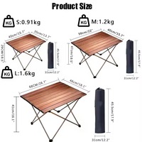 Table de camping moderne, portable, légère, durable et pliable pour la cuisine et l'extérieur