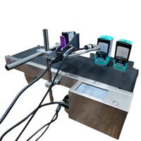 Imprimante jet d'encre de table compacte 2026 la plus récente avec bande transporteuse, écran tactile 5 pouces, impression intelligente flexible de date d'expiration
