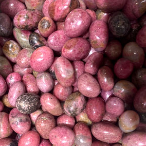 Pietra burattata della rodonite dei mestieri popolari intagliati a mano naturali all'ingrosso per la decorazione - Product Image 4