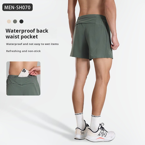 Lulu <b>Men's</b> Quick-Dry Running <b>Shorts</b> - Lightweight 3-Inch Gym Workout <b>Shorts</b> for Marathon Training, Basketball & Casual Wear - Product Image 2