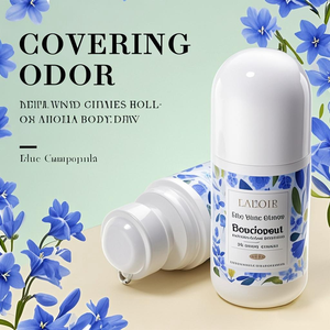Rouleau désodorisant et anti-transpirant à base de plantes florales pour aisselles désodorisant et retenant le parfum adapté aux hommes et aux femmes - Product Image 4