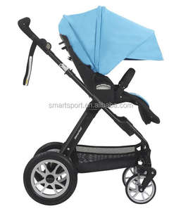 Poussette bébé confortable et pliable en alliage d'aluminium avec fonction balancelle pour les enfants de 0 à 3 ans, conception facile à plier - Product Image 3