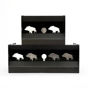 Warthog Design Magnetic Knockdown Target Pellet Catcher Metal Shooting Target