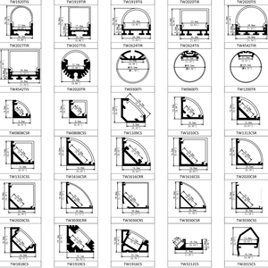 Perfil de Aluminio LED para Iluminación Lineal <span class=keywords><strong>Bajo</strong></span> Muebles de Cocina, Más de 500 Estilos Disponibles al por Mayor - Product Image 5