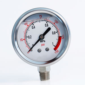 Digitales Manometer für Messing verbindungen Hochwertiger Flüssigkeits-und Öldruck messer kessel Verwenden Sie das Haiyixing YN60-Modell mit einer Reichweite von 0-15Psi - Product Image 4