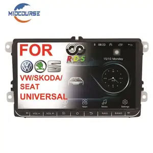 MIDCOURSE אנדרואיד 8.1 ראש יחידת נגן רכב רדיו סטריאו RCD510 עבור פולקסווגן גולף 5 6 ג 'טה MK5 MK6 פאסאט B6 b7 1G R 4G LTE