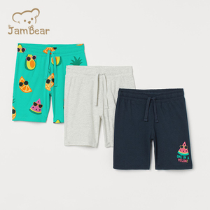 Short en <span class=keywords><strong>jersey</strong></span> imprimé pour bébé Short en <span class=keywords><strong>jersey</strong></span> de coton bio 100% durable Pantalon court écologique Short pour tout-petits garçons - Product Image 2