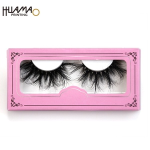 Wholesale Custom Cosmetic Paper Box Package Private Label Logo Printed Paper Box Paper Cards Box Vegan Lashes