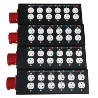 L21-30 Twistlock Input Power Panel Box Boîte de distribution portable avec 6 sorties L5-20 duplex Edison