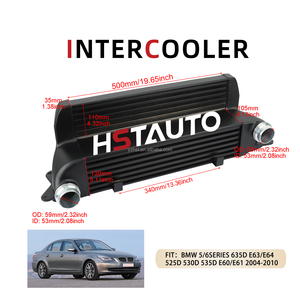 Intercooler Performa Tinggi untuk Otomotif BMW Seri 5 / Seri 6 635d E63/E64, 525d 530d <span class=keywords><strong>535d</strong></span> <span class=keywords><strong>E60</strong></span>/E61 2004-2010 - Product Image 2