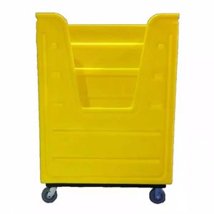 Carrello per Lavanderia in Plastica HDPE Personalizzato OEM/ODM, Rotostampato, Antipolvere, Ermetico, Impermeabile, Marca JINSUMEI - Product Image 2