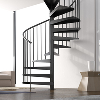 DAIYA — escaliers extérieur en spirale, en acier au carbone, prix extérieur