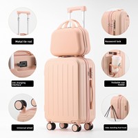 Nouveau modèle 2025 – Valise de voyage 20 pouces, petite, légère, étanche, pour cabine, avec serrure à combinaison durable