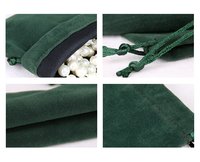 Sac de rangement en velours personnalisé de luxe et durable avec cordon de serrage pour accessoires de peinture au diamant, cadeaux pour la maison