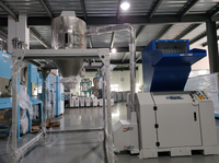 Broyeur de bouteilles en plastique et granulateur de bouteilles en PET Mitex 50HP 37KW, broyeur de déchets lourd, capacité de 1200 kg/h, garantie 1 an