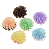 Cabochons plats en résine en gros, motifs bonbons, meringues, aliments simulés, chocolat, pour loisirs créatifs, scrapbooking, décoration, accessoires pour maison de poupée