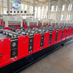 เครื่องขึ้นรูปพิเศษอัตโนมัติพร้อม PLC และชุดเกียร์สำหรับพื้นเหล็กสำเร็จรูปสำหรับวิลล่า - Product Image 2