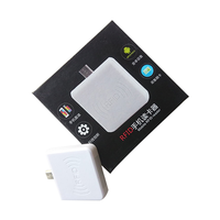 Lector USB Android para Microchip RFID EM4305 de 134.2KHZ para Animales, Mini Lector para Teléfono Móvil
