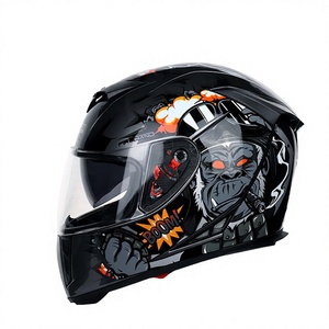 หมวกกันน็อคเด็กแบบเต็มใบ BAX BX-DS310-21 สำหรับรถมอเตอร์ไซค์แบบ DUAL SPORT วัสดุ ABS+PC ได้รับมาตรฐาน ECE DOT CE สำหรับเด็ก - Product Image 4