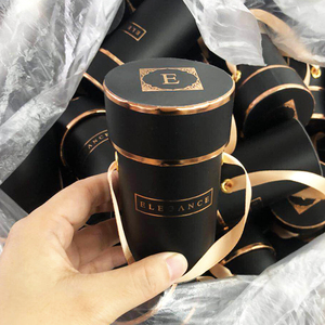 Boîte d'emballage en carton imprimé en gros, colis rond, boîtes à fleurs, carton rigide, boîte avec logo - Product Image 3