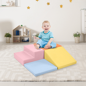 Tùy chỉnh mềm chơi leo núi trong nhà và ngoài trời phòng tập thể dục sân chơi khối cho trẻ em Bọt mềm cho chơi ngoài trời mềm chơi leo núi - Product Image 2