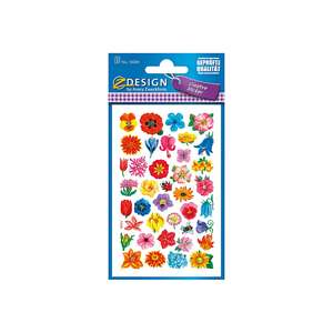 AVERY Zweckform Flor Pegatina KL Blüten Papier 3Bg 54304 - Product Image 1