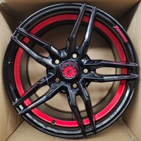 Jantes en alliage d'aluminium 14-18 pouces, modèle Wild Horse, PCD 5x105/100, ET 24/30, moulage basse pression, compatibles avec Reno Gori