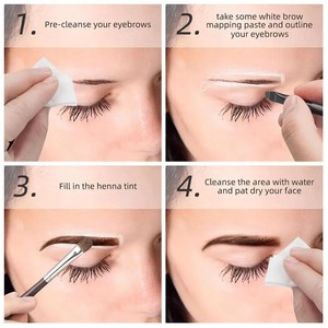 Kit d'outils de microblading des sourcils Hadiyah Beauty, pigment pour le façonnage des lèvres, outils PMU, ficelle de positionnement, cartographie des contours, <span class=keywords><strong>tatouage</strong></span> des sourcils, kit de teinture - Product Image 4