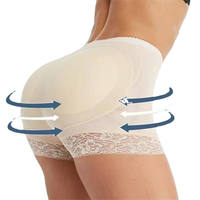 Shapewear grande taille avec rembourrage pour les hanches et les fesses, rehausseur de hanches, contrôle du ventre, lingerie amincissante pour femmes, culotte sculptante