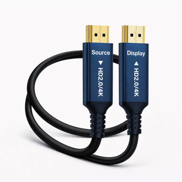 4K Active Optical Fiber HDMI Cable | Long Distance HDMI Fiber Cable up to 100m
