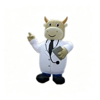 Modèle de personnage de mascotte de dessin animé gonflable personnalisé, figurine gonflable publicitaire extérieure pour la décoration d'événements