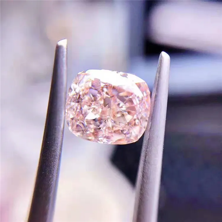 Hot Sale Beautiful高Quality SI Diamond Jewelry Fancy Light Pink Brownish 2.02ct Natural Loose Diamond