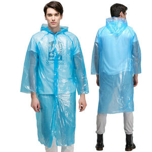 Impermeable Desechable CcRainCoat para Adultos, Universal, para Senderismo, Viajes, Montañismo, al Aire Libre, Estilo Poncho, Color Sólido, JT PE - Product Image 4