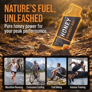Gel Energetico al Miele Naturale JBY in Bustina, Gel <span class=keywords><strong>Sportivo</strong></span> Iperenergetico per Atleti, Allenamento, Corsa, Ciclismo, Nutrizione - Product Image 3