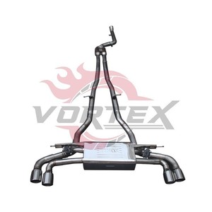 Système d'échappement Catback Valvetronic VORTEX de luxe en acier inoxydable poli miroir de 1,5 mm d'épaisseur, à échelles de poisson soudées, pour G30/G38 - Product Image 5