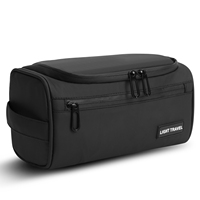 Nouvelle trousse de toilette pour homme anti-éclaboussures, populaire, à suspendre, avec plusieurs compartiments pour les essentiels de voyage