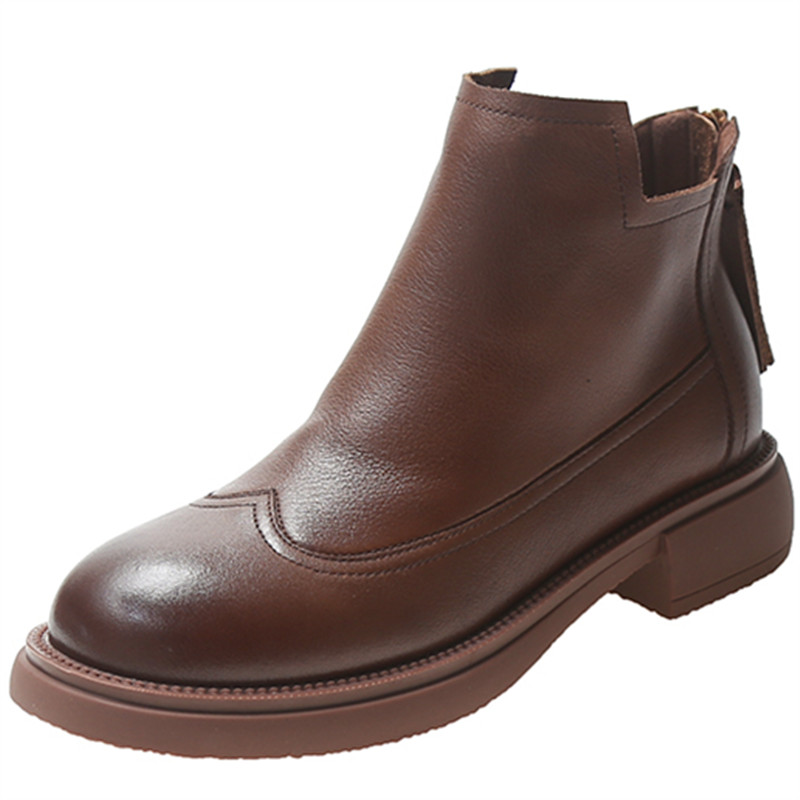 Amazon.com: Beau Today Botines de cuero para mujer con cordones (6, café  oscuro) : Ropa, Zapatos y Joyería