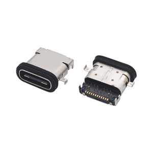 IP68 Rated <b>USB</b> 3.1 C Type 5P Female <b>Socket</b> Receptacle Connector Waterproof Mid Mount 5 Ports Metal 5A - Product Image 4