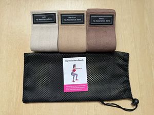 XLAN Fitness Yoga Fasce di Resistenza Antiscivolo in Tessuto e Lattice per Glutei, Elastici per Esercizi e Allenamento in Poliestere - Product Image 2