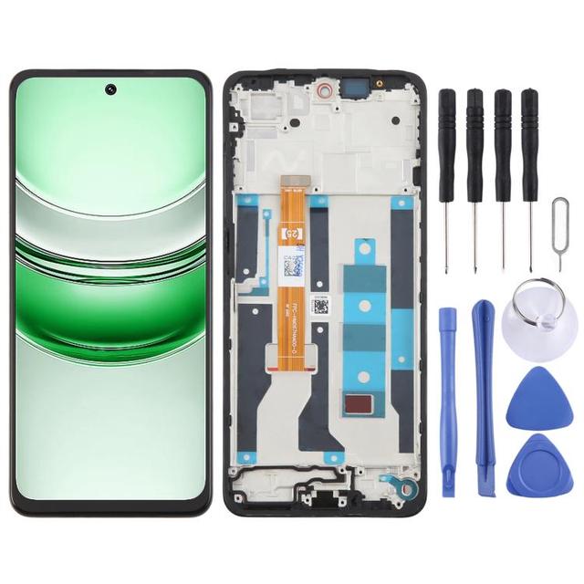 Hot Selling for Realme 14x India OEM LCD Screen Digitizer Full Assembly with Frame Replacement Screen