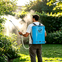 YUNLIU 20L Knapsack Electric Sprayer 12V Baterai Lithium Isi Ulang Penyemprot Pestisida Pertanian