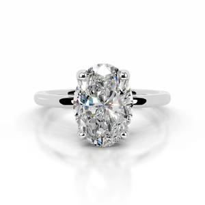 Phoenix Oval Moissanite <b>Solitaire</b> <b>Ring</b> 925 Sterling <b>Silver</b> Romantic Engagement Anniversary <b>Rings</b> Custom Design - Product Image 3