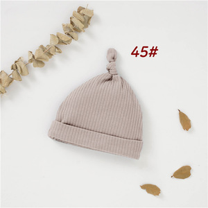 Berretto <span class=keywords><strong>per</strong></span> neonati in cotone a righe, caldo ed elastico, lavorato a maglia, <span class=keywords><strong>per</strong></span> maschietti e femminucce - Product Image 5